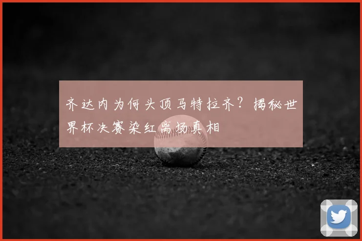 齐达内为何头顶马特拉齐?揭秘世界杯决赛染红离场真相